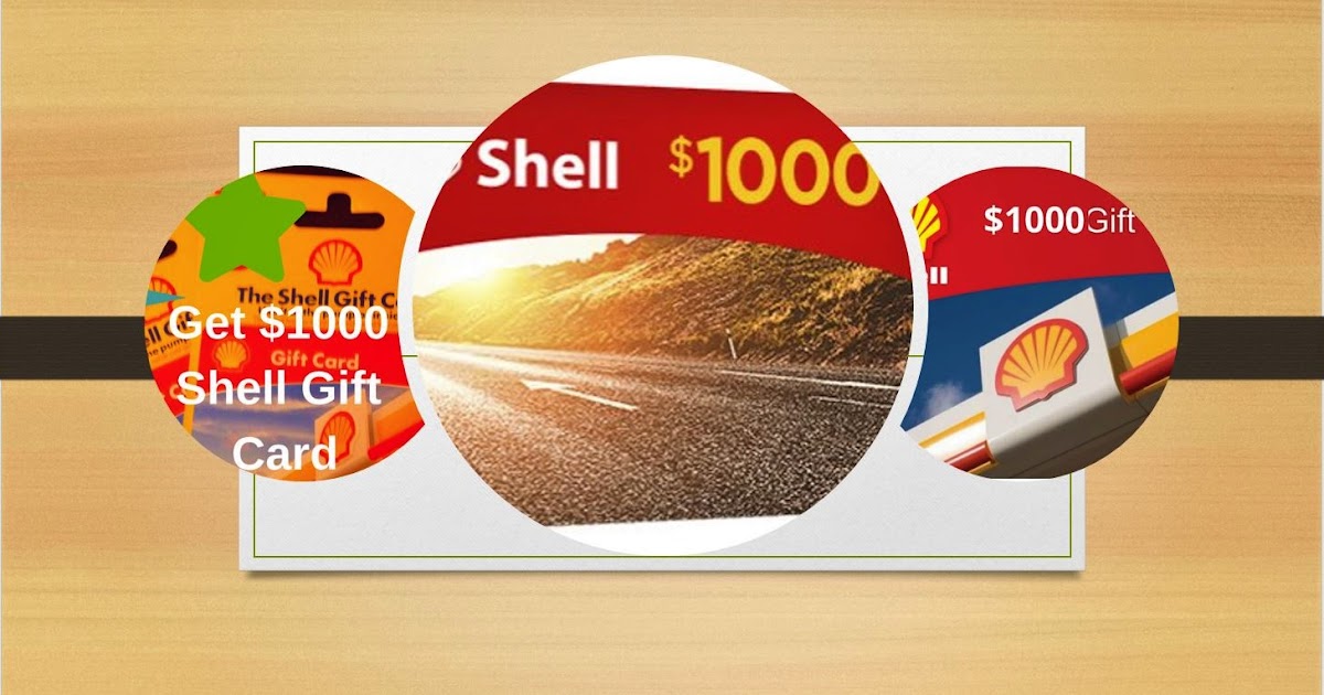 1000 Shell Gift Card! Display Station