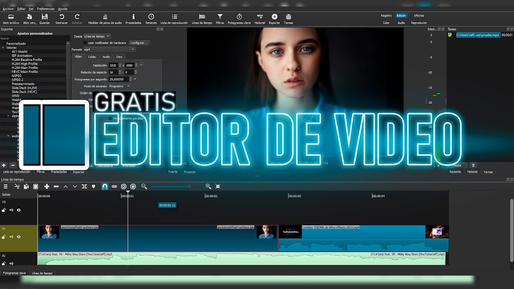 EDITOR de VIDEO Gratis para PC SIN MARCA DE AGUA 2022