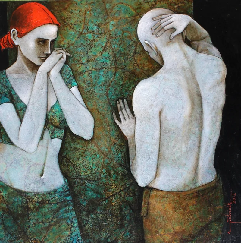 Asit Kumar Patnaik, 1968 Figurative painter Tutt'Art Pittura