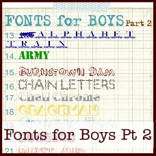 fonts for boys
