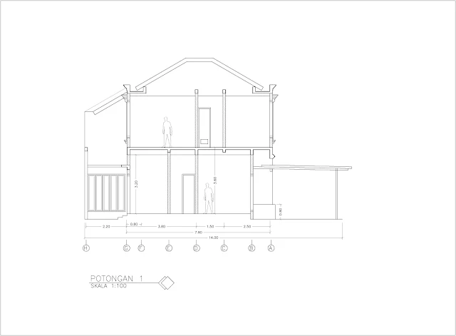 Potongan Autocad