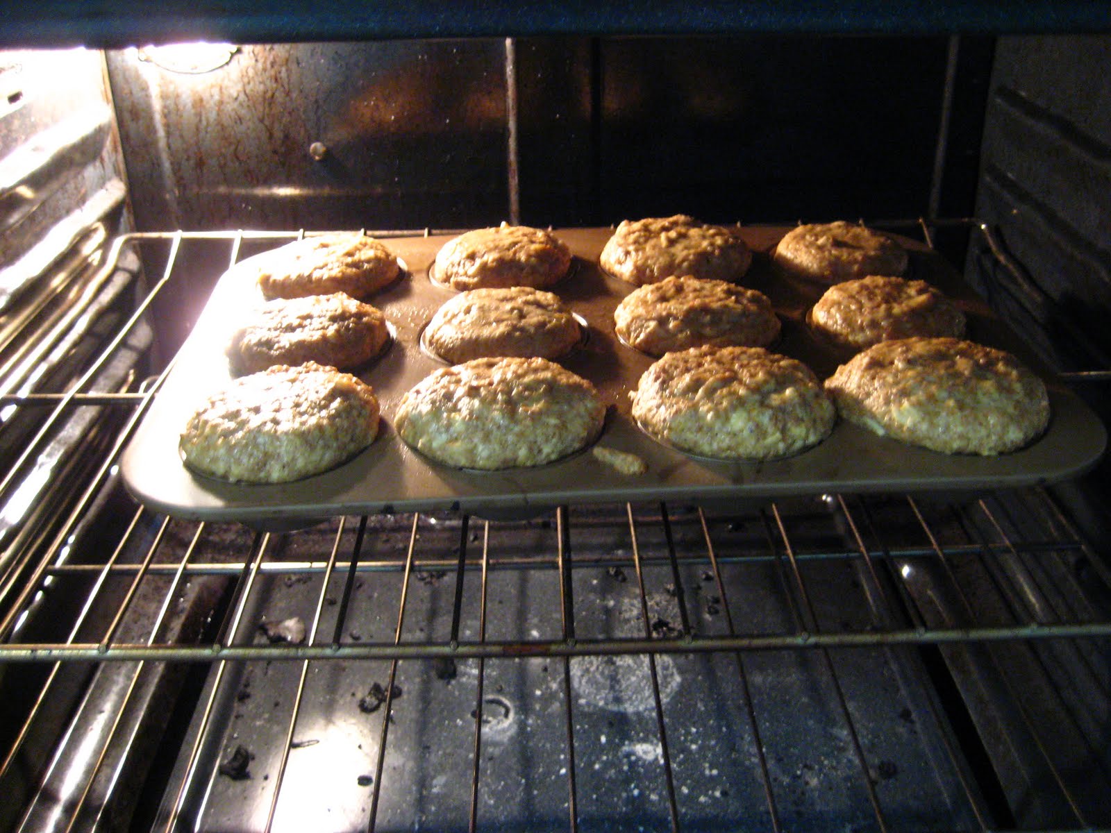 haphazard musings and creations banana apple bran muffins