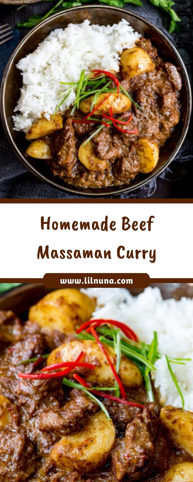 Homemade Beef Massaman Curry