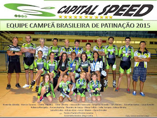 Capital Speed Bicampeã Brasileira de Pista de Patinação de Velocidade de 2014/2015