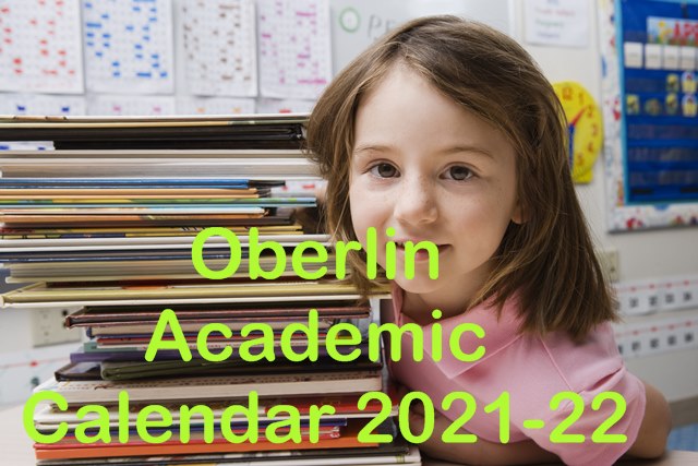Oberlin Academic Calendar 2021-22