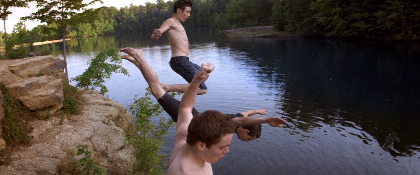 Nick Robinson in The Kings of Summer (2013) .