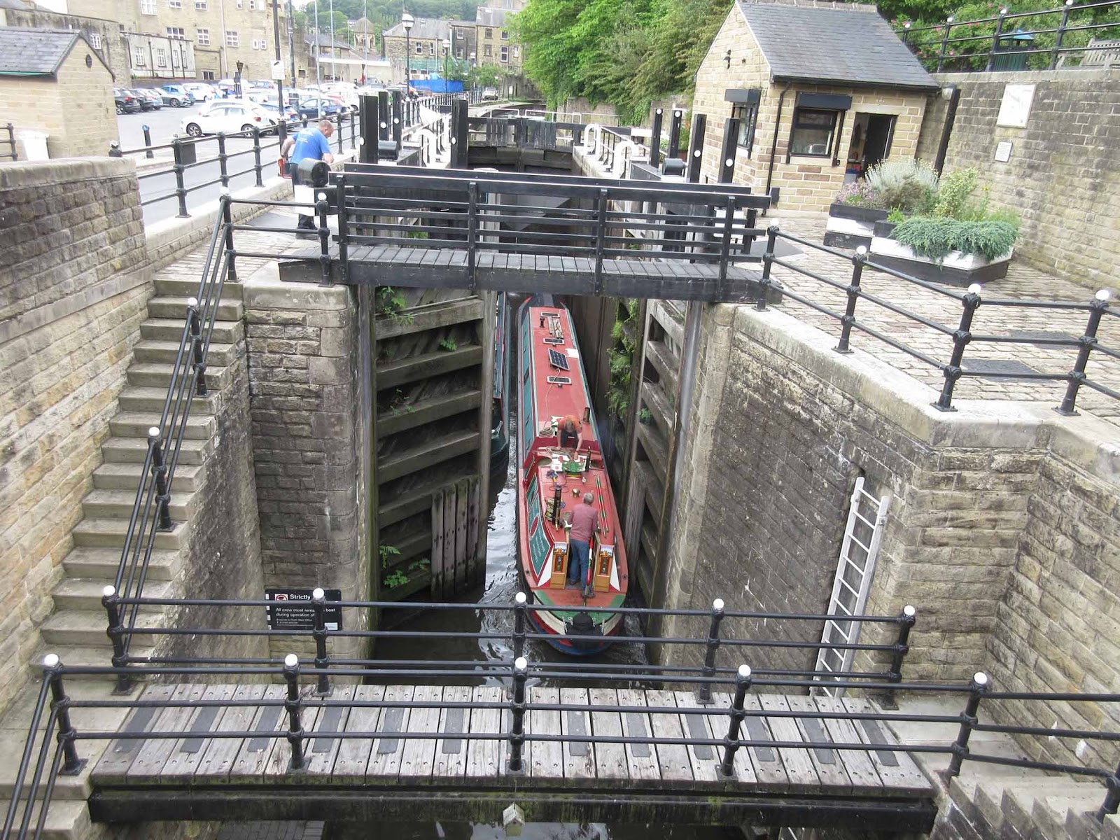 Narrow Boats SICKLE and FLAMINGO Twice through England's deepest canal