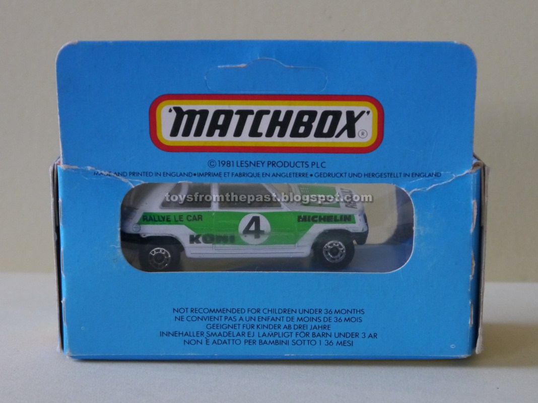 Toys from the Past 789 MATCHBOX RENAULT 5 TL, FORD MODEL A and
