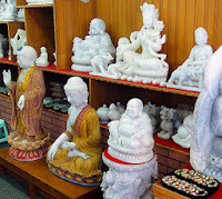 Laughing Jade Buddha at Bogyoke Market