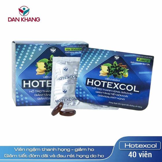 VIÊN NGẬM GIẢM HO THANH HỌNG HOTEXCOL – DÂN KHANG