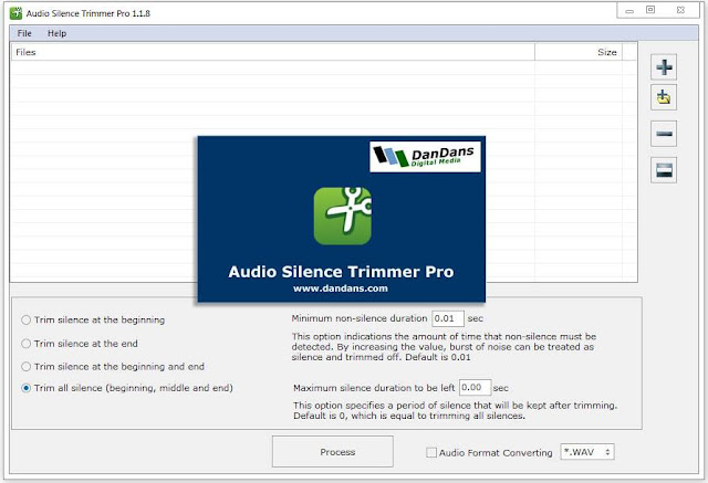 Screenshot Audio Silence Trimmer Pro 1.1.8 Full Version Screenshot Audio Silence Trimmer Pro 1.1.8 Full Version