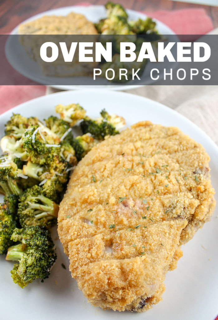 Breaded Oven Baked Pork Chops - The Food Hussy