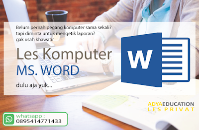 Les Komputer Micorosoft Word - Agustus 2019
