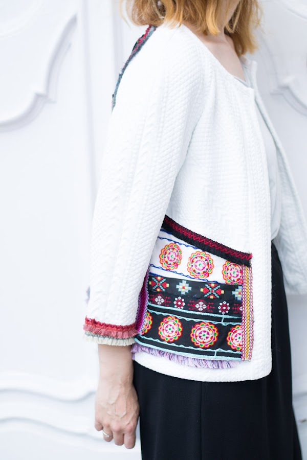 Chaqueta étnica diy
