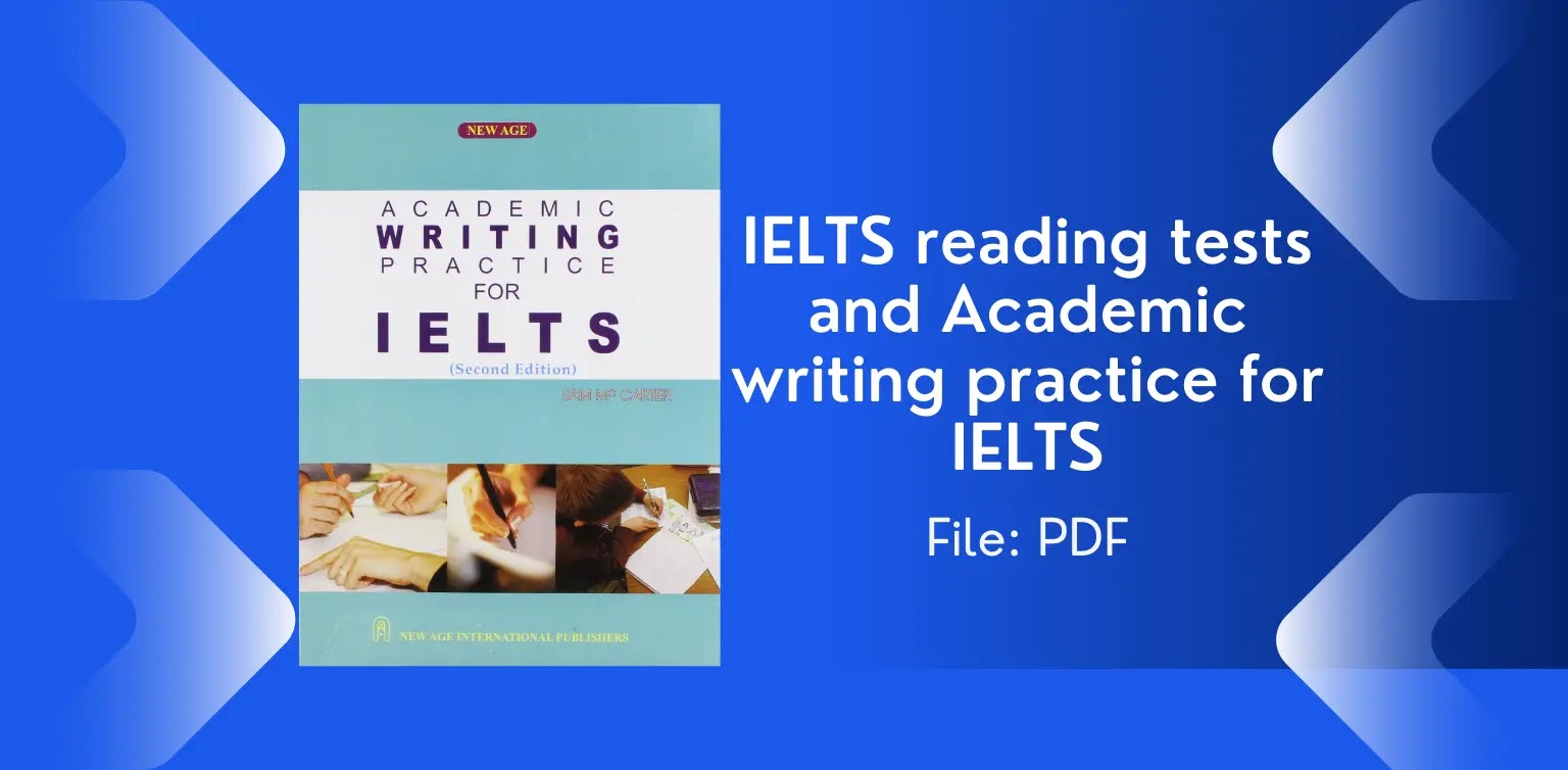 Free English Books: IELTS reading tests and Academic writing practice for IELTS