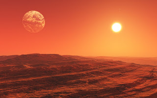 mars sun rise