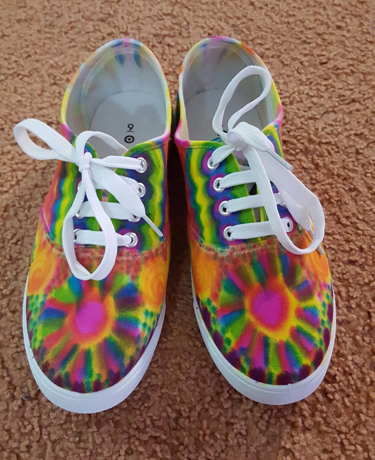 Craft SJ Inspired: Rainbow Shoes
