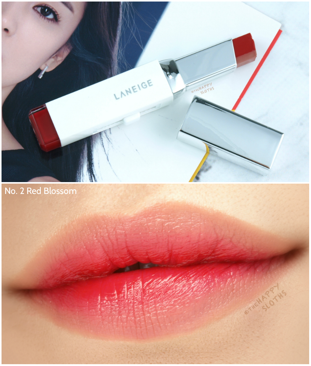 LANEIGE Two Tone Lipstick | No.2 Red Blossom: Review and Swatches