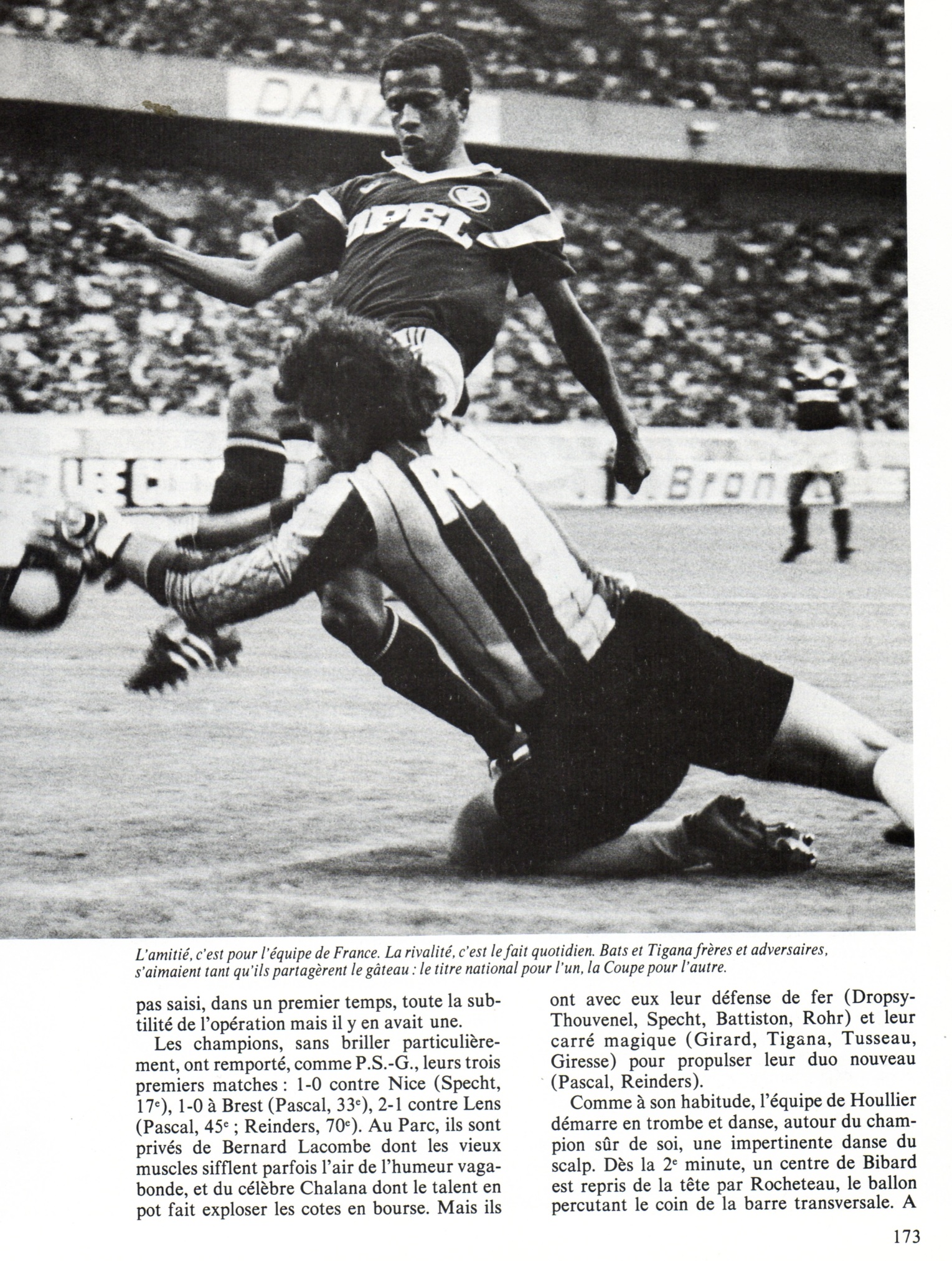 TWB22 Championnat de France 1985 1986 PSG Bordeaux