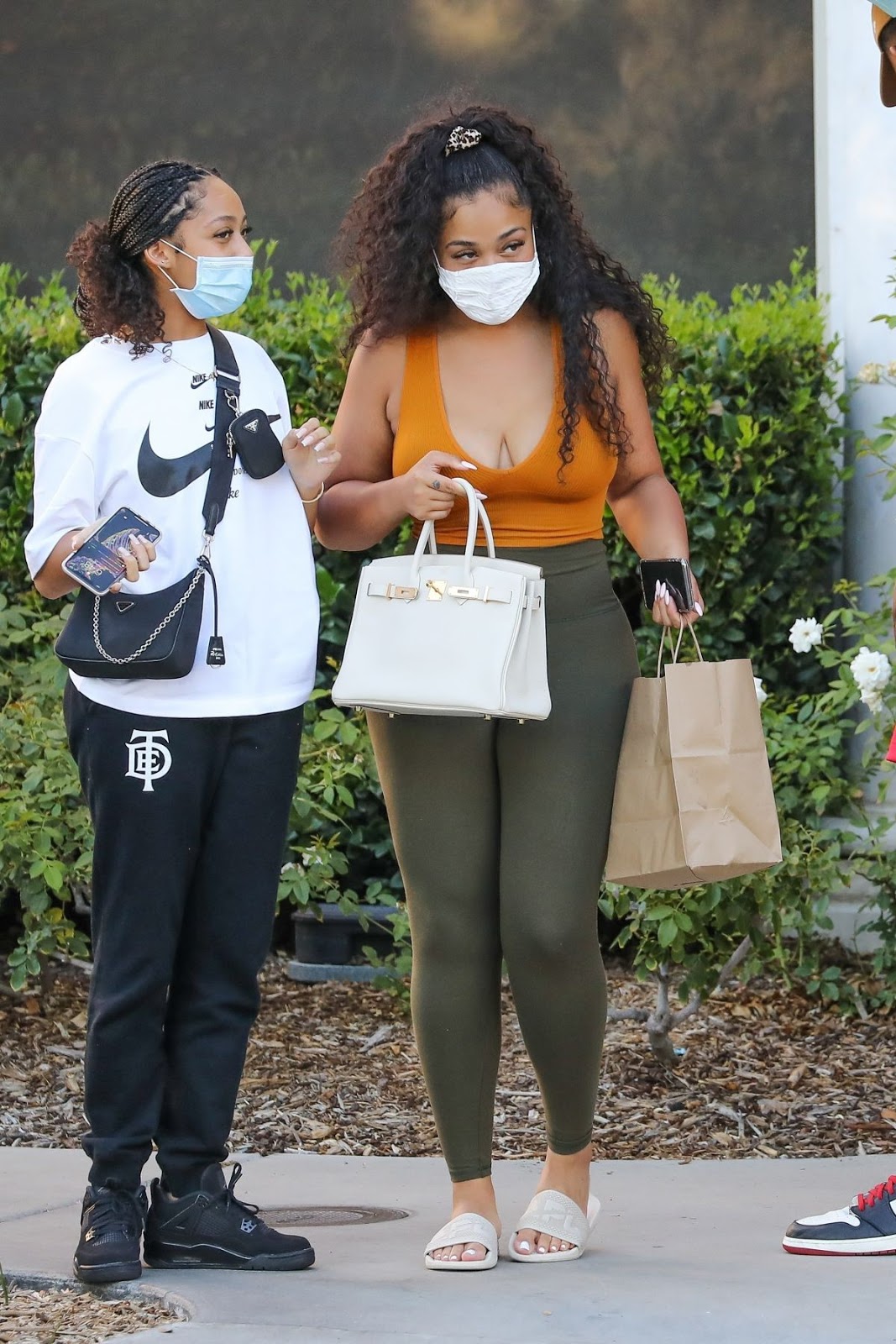 Jordyn Woods Leaves Toscanova in Calabasas 11 Aug -2020