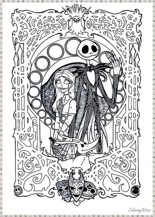 10 Nightmare Before Christmas Coloring Pages Free Printable COLORING 10 Nightmare Before Christmas Coloring Pages Free Printable COLORING