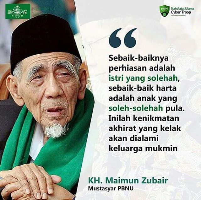 12 Kata Mutiara Hikmah Mbah Maimun Zubair