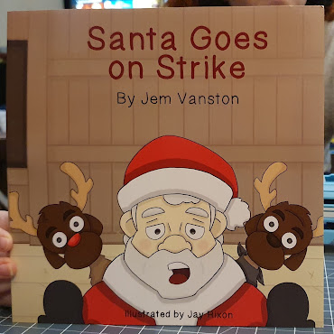 Santa Goes On Strike Rhyming Picture Book Review by Jem Vanston