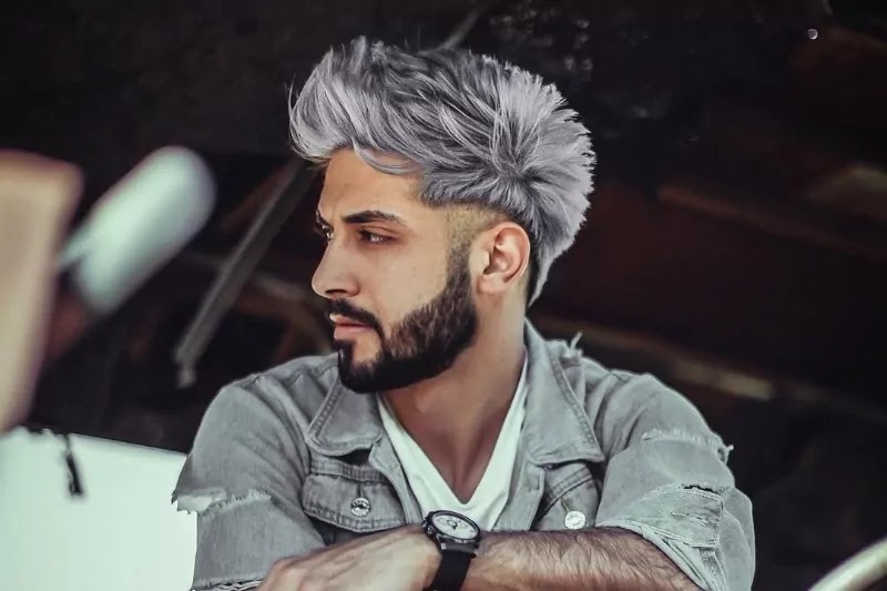 Silver Hair colour.