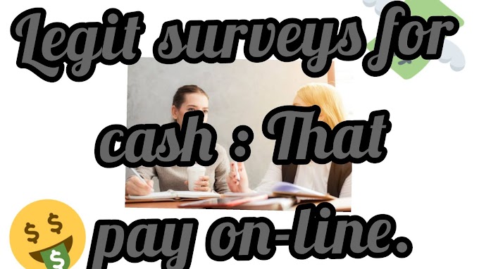 legit surveys for money : That pay cash online | survey junkie : Take survey and earn money