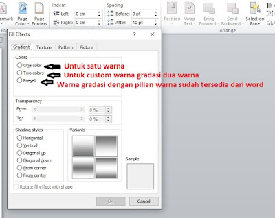 Cara Merubah Warna Background Halaman di Microsoft Word Merubah Warna Background