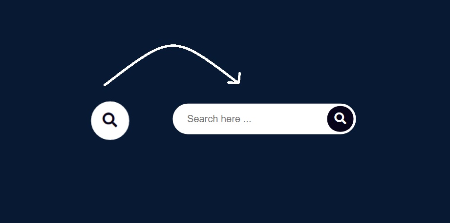 Animated Search Bar Using Only HTML and CSS