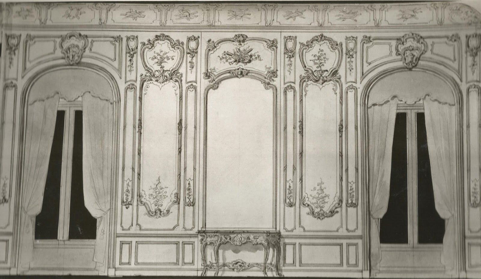 Representação gráfica da Sala Atenor Patiño no Museu Nacional de Arte Antiga