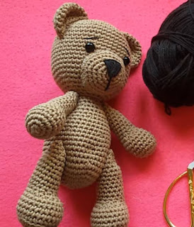 PATRON GRATIS OSO AMIGURUMI 46535 🧸