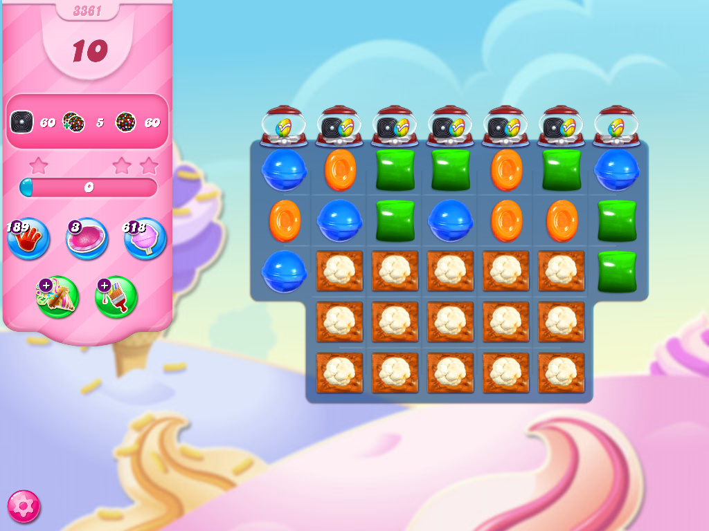 Candy Crush Saga level 3361 Candy Crush Saga level 3361