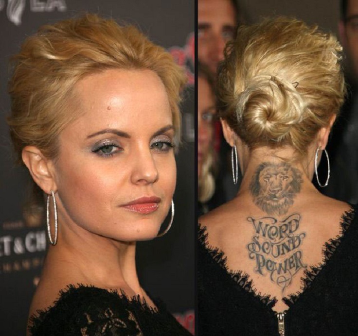 unique tattoo images girl: 10 Hollywood actress so has Tattoos Most