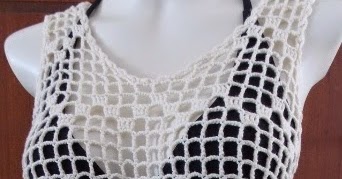 saida de praia facil de croche