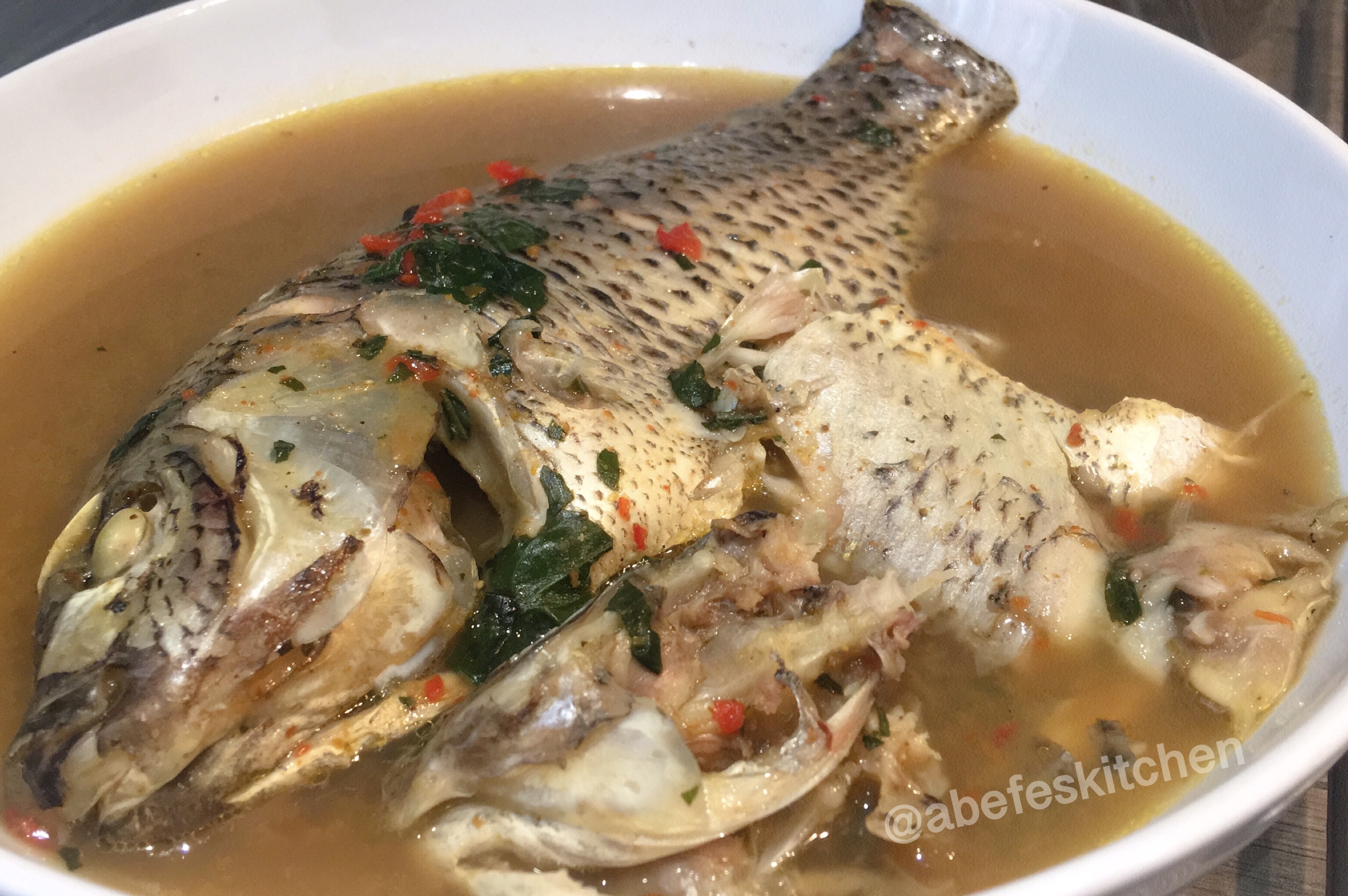 Tilapia Fish Pepper Soup