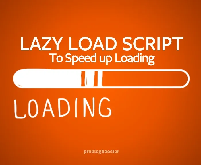 Add Lazy Load Script To Blog Website: Adding lazyloader is the most essential step not only for an SEO point of view but to improve user experience and to boost conversations. Learn to defer offscreen images in your pages by lazy loading images in blogger blog. Check out the steps to install a small jQuery lazy load on any website including WordPress or the Blogger template. Add lazy load plugin in the BlogSpot blog and make your website load faster than ever by loading images asynchronously. Lazy loading image files of the page improve your page speed giving better user experience. Learn to make 4x your blogger blog loading speed. To optimize your website for faster loading you must use lazy loading script into your website HTML.