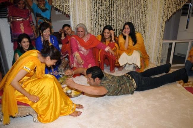 Salman Khan And Katrina Kaif At Bina Kak's Daughters