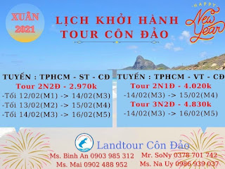 Tour du lịch Côn Đảo 2021 cùng Landtour Côn Đảo
