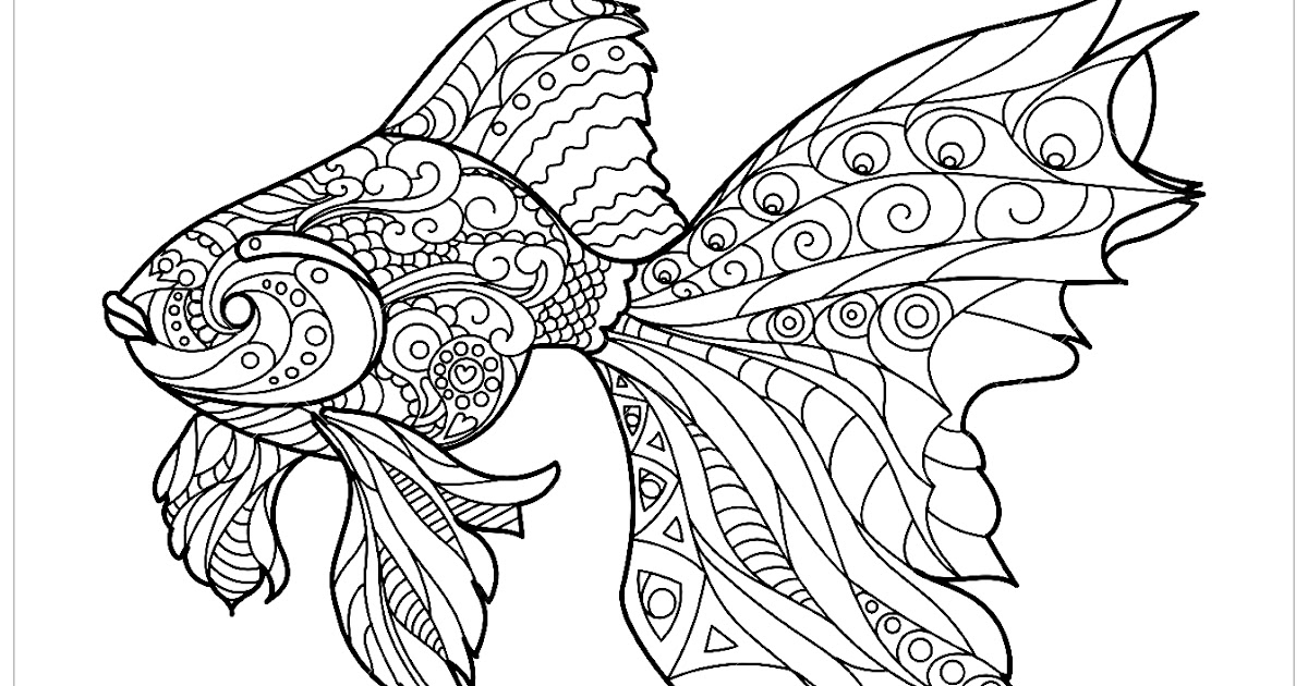 47 best ideas for coloring Fish Mandalas To Print And Color