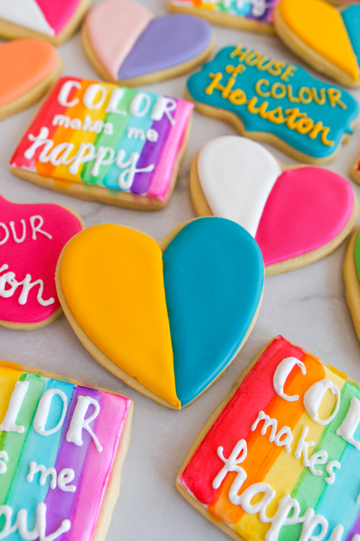 House of Colour decorated cookies