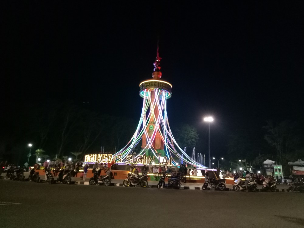 Kota Muara Bungo Malam Hari