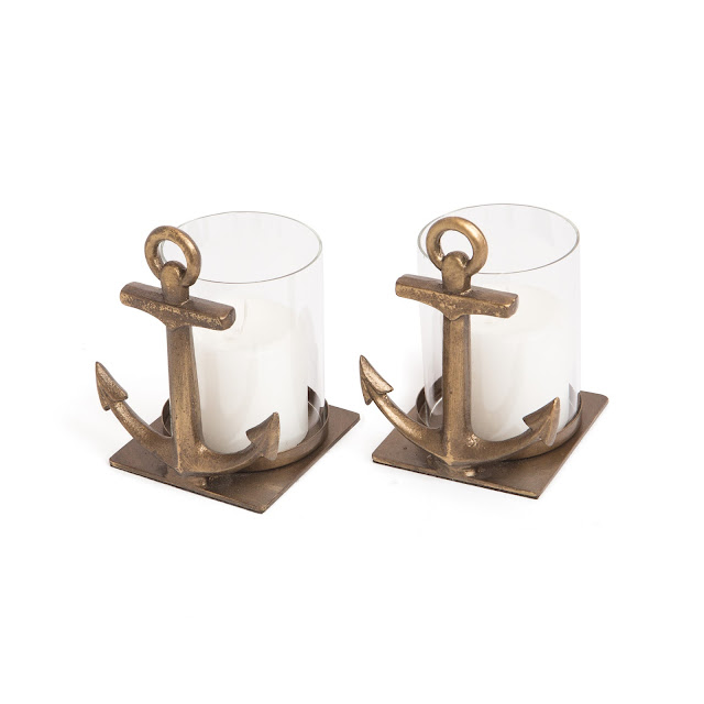 Brass Castaway Candle Holders