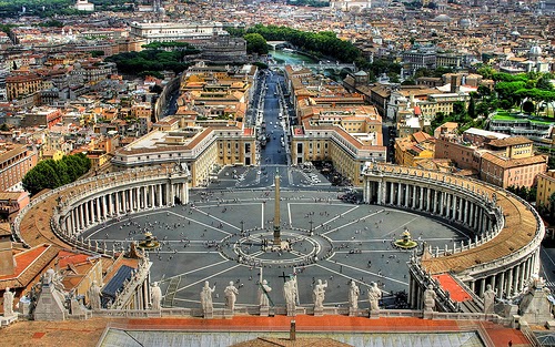 The Vatican (Vatican Square) & the surrounding museums, Vatican City (surrounded by Rome, Italy)