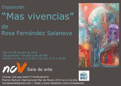 Exposición de Pintura "Mas Vivencias",Sala de Arte NOV (A Coruña)