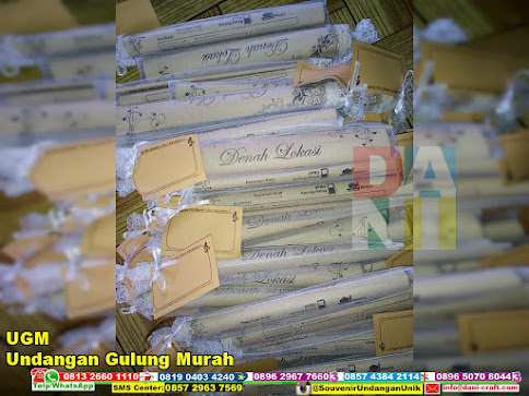 jual Undangan Gulung Murah