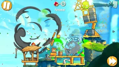 تحميل مباشر - لعبة Angry Birds 2 مهكرة للاندرويد