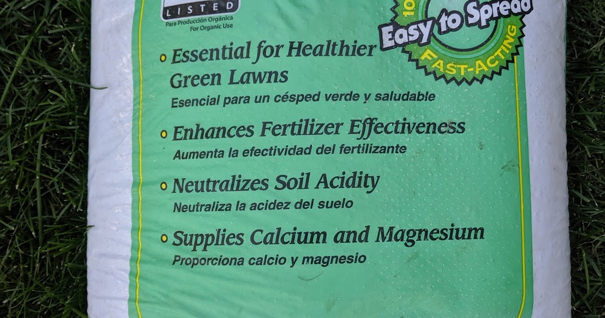 Late Summer Pelletized Lime Treatment Added To Lawn (Treating Wild Onions)