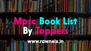 Mpsc Book List By Toppers | Mpsc Book List In Marathi